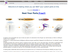 Tablet Screenshot of e-nesting.com